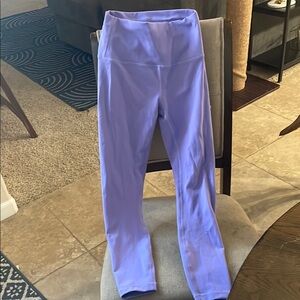 Lululemon Lavender High-Waisted Leggings